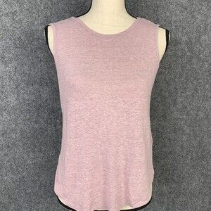 Old Navy Tank Top Women S Dusty Pink Knotted Back Neck With Cut Out